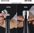 Champagne Stoppers with Stainless Steel Champagne Bottle Stopper with Food Grade Silicone Reusable Champagne Cork, Saver Suitable for Champagne, C...