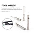 ST6260 DTM Series Connector Terminal Kit Contact Size 20, 40 PCS Male 0460-202-20141 & 40 PCS Female 0462-215-20141, Solid Contacts Wire Gauge 20-...