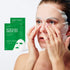 GLAM UP Sheet mask Refreshing Green Tea (10 sheets) - Revitalize Dull Skin. Dark Circle Fighter Nature made Freshly packed Daily Skin Therapy Orig...