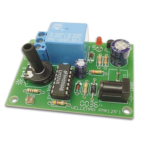 Velleman Light Sensitive Switch Kit 12VDC NO/NC 24V/5A...