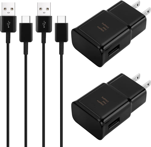 Type C Charger Fast Charging,Android Phone Charger Block with USB C Charger Cable 12Ft for Samsung Galaxy S23/S22/S21/S20/S10/S10 Plus/S10E/S9/S8/...