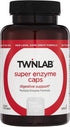 Twinlab Super Enzyme Caps - Constipation Supplement with Digestive Enzymes - 50 Capsules...