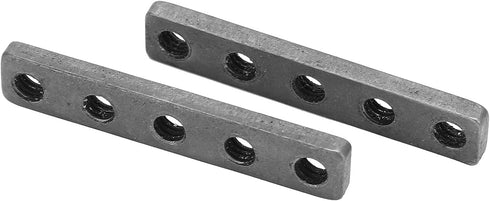 Threaded Plate, Mending Plates 2Pcs in 1 Bag 5 Holes High Accuracy Rustproof M4 Thread for Robotics Field...