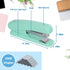 Stapler office stapler 2000 staples fashion simple portable for students teachers school office stationery set gift (Green)...