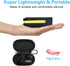 COSOOS LED Headlamp Rechargeable Flashlight & Carry Case, Bright Head Lamp Floodlight & Spot Light, Motion Sensor,2.4oz Lightweight Headlight for ...
