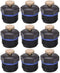 9 Pcs Garden Misting Nozzles 1/2" Adjustable Garden Lawn Water Spray Misting Nozzle 360-rotating Agricultural Lawn Watering atomizing Greenhouse S...