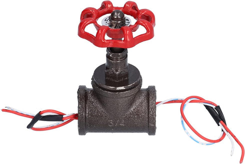Retro Industrial 3/4in Stop Valve Rotating Light Switch, Unique Design, Suitable for Table Pipe Lamp, Steampunk Lamp Switch...