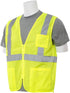 ERB Delta Plus S363P Class 2 Zipper Mesh Vest with Pockets - Hi Viz Lime / 5XL (WEL61653HL5X)...