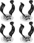 LEIFIDE Magnetic Hook Round Base Magnet Fastener with Steel Clip Chrome Plate Magnetic Tool Holder Heavy Duty Magnetic Holder for Indoor Outdoor H...