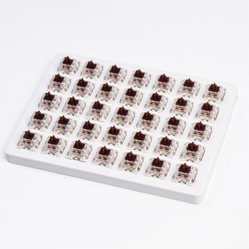 GATERON G Silver Pro Keyboard Switches, RGB LED Linear Pre Lubed 45gf Compatible for Gaming MX Mechanical Keyboard 3 Pin Key Switches(Silver, 35PC...