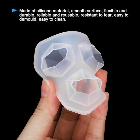 PATIKIL Diamond Shape Epoxy Mold, 2 Pack Diamond Making Kit Epoxy Resin Mold for DIY Craft Projects Jewelry Pendant Making...