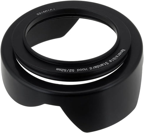 Fotodiox Reversible Flower Lens Hood with 52mm Front Filter Thread, for Nikon D300, D3100, D3200, D5000, D5100, D5200, with 18-55mm f/3.5-5.6G DX ...