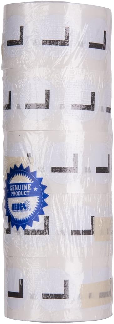 Clothing Size Stickers by Kenco - 0.875" Adhesive Apparel Circle Size Stickers - 2,500 Stickers Total (Large)...