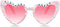 Birthday Glasses for Women, Birthday Queen Sunglasses Pink Heart Shaped Shiny Bling Diamond Pearl Sunglasses for Girl Happy Birthday Party Gift Su...