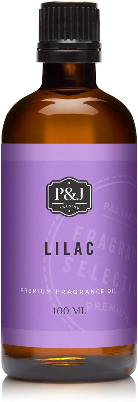 P&J Fragrance Oil - Lilac Oil 100ml - Candle Scents, Soap Making, Diffuser Oil, Fresh Scents...