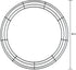 FloraCraft Wire Wreath Form 20 Inch Green...