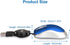 EEEKit 2 Pack Mini Retractable Cable USB Optical Mouse, Blue, Unisex...
