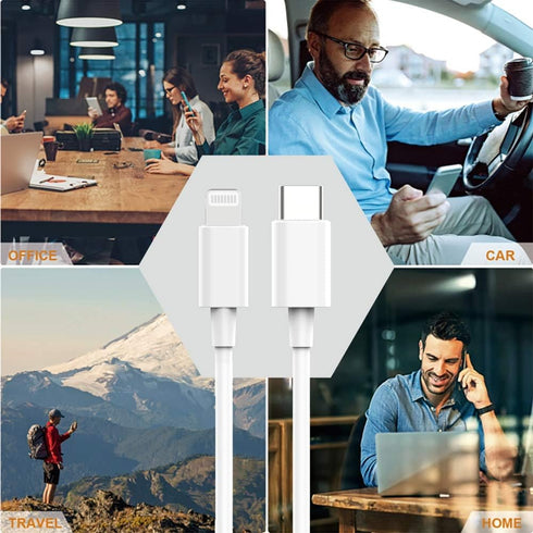 USB C to Lightning Cable 3Ft Apple MFi Certified Power Delivery Fast Charger Cord for iPhone 12/12 Mini/12 Pro/12 Pro Max/11 Pro/11 Pro Max/X/XS/X...