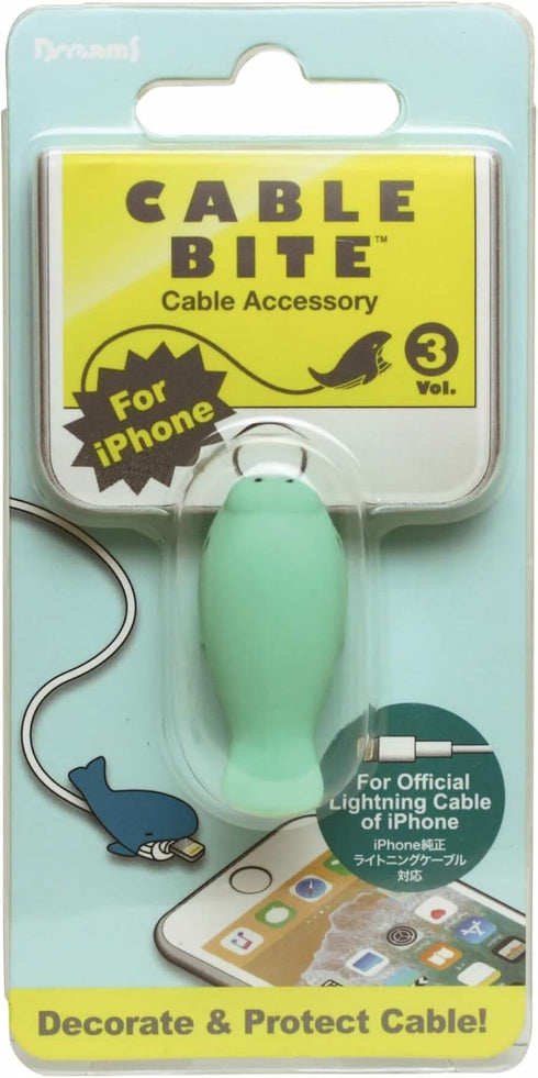 Dreams Cable BITE iPhone Phone Accessory Protects Cable Accessory (Manatee)......