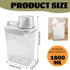 Laundry Detergent Dispenser for Laundry Room for Detergent Softener Bleach Powder Soda etc(1800ml)...