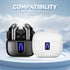 ?with LED Display Window? Case for TAGRY X08 Wireless Headphone, Earbuds Case Cover Compatible with TAGRY X08 Wireless Headphone, Silicone Protect...