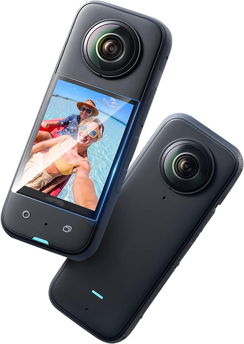 Camera Protective Film with Adhesive Lens Protector Compatible for Insta360 X3 360 Degree Action Camera...