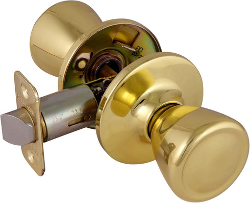 Design House 782730 Tulip Passage Hall and Closet Door Knob Polished Brass...