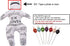 GRACEART 9 inch Voodoo Doll Revenge Spell with 7 pcs Skull Pins Style-C (EX LOVER)...