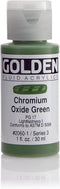 Golden Fluid Acrylic Paint 1 Ounce-Chromium Oxide Green...