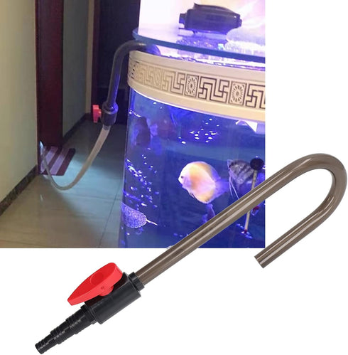 Estink Aquarium Water Filler Tube, Plastic Wall Mounted Aquarium Automatic Top Off Water Refiller Pipe Fish Auto Water Filler Tube Replacement Fit...