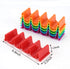 Taco Holder Stand Set of 6, Colorful Taco Holder Plate, Wave Shape Taco Tray, Taco Shell Holder Stand for Party, Hold 4 Tacos Each, Very Hard and ...