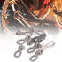 10 Pairs Bike 9 Speed Chain Link Connector Steel Quick Link Universal Bicycle Chain Connector Lightweight Magic Buckle Missing Master Links Bicycl...