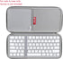Hermitshell Hard Travel Case for Apple Magic Keyboard MLA22LL/A Bluetooth (Nylon, Gray)...