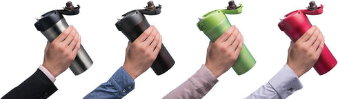 Zojirushi Stainless Steel Travel Mug, 16 oz, Dark Cocoa...