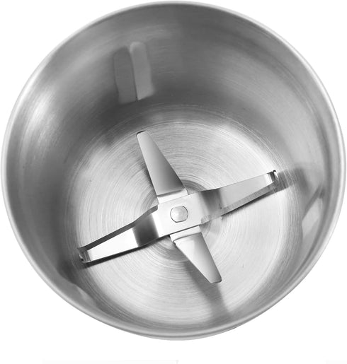 Secura Electric Coffee and Spice Grinder Replacement Parts Stainless Steel Removable Bowl Set for Model SP-7412, 2 Electric Blade Grinder Bowls...
