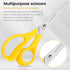 Scissors, BURVAGY 6" Multipurpose Scissors Bulk 16-Pack, Right/Left Handed Comfort-Grip Handles Ultra Sharp Blade Shears Sturdy Sharp Scissors for...