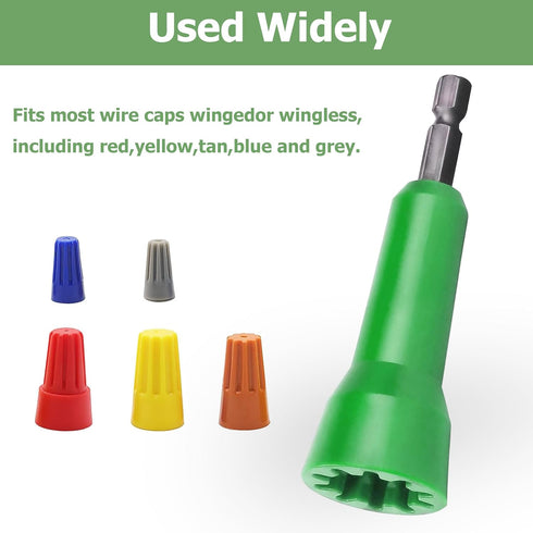 Wire Twister Tool,Wire Twister Tool for Drill Wire Nut Twister Electrical Wire Twister Wire Stripper and Twister Wire Stripping Tool and Wire Cap ...