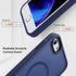 for iPhone SE 2022/iPhone SE 2020/iPhone 8 Magnetic Case, Built in Magnets Compatible with MagSafe, Translucent Matte Hard PC Back Cover for iPhon...