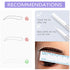 10Pcs Microblading Skin Marker Tattoo Stencil Markers Pen Permanent Makeup Position Mark Surgical Tip Sterile with Paper Ruler for Eyebrow, Lips, ...