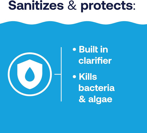 HTH 42051 Swimming Pool Care 3" Chlorine Tabs Advanced, Swimming Pool Chlorinating Sanitizer, 8oz...