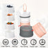 3 Packs Protein Powder Storage Container 4 Stackable Formula Dispenser Portable Protein Powder Travel Container Milk Powder Container to Go for Wo...