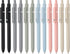 12 Pack Cute Gel Pens, Retractable Quick Dry Gel Ink Pen, Fine Point 0.5mm Black Ink Rolling Ball Gel Pens, Smooth Writing Aesthetic Pens for Home...