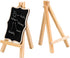 Mini Wooden Easels Display - 3Inch Mini Easel & Canvas Collection, Mini Natural Wood Display Easel (Pack of 9 Easels)...