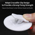 4 PCS Shower Curtain Clips, Shower Windproof Splash Guard - Self Adhesive Shower Curtain Weight Clip (White)...