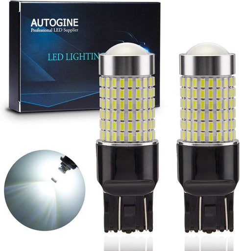 1400 Lumens Extremely Bright 144-SMD 7443 7440 7441 7444 W21W LED Bulbs 9-30V with Projector for Backup Reverse Lights, Parking Lights, Tail Brake...