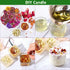 9 Bags Set Dried Flowers - Candle Making Soap Making DIY Candel Natural Flowers-Lemon,Lily,Don't Forget Me,Lavender,Mint Leaf,Rose Petal, Red Rose...