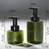 Foaming Soap Dispensers Pump-Bottles for Kitchen, Bathroom Countertop and Vanities 250 ml(8.5 oz) +450 ml (15.1oz) Pack of 2 (borwn)...