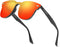 DUBERY Rimless Flat Sunglasses for Men Women Trendy One Piece Eyeglasses UV400 Protection,Black/Red...