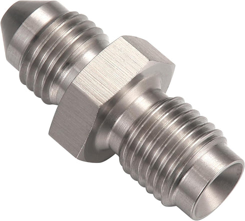 3AN Male to 3/8-24 Male Inverted Flare Stainless Steel Brake Adapter Fitting Connector...