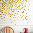 Amaonm 72 Pcs Removable Sparkling Gold Heart Wall Decals Stickers DIY Peel and Stick Art Decor Vinyl Wall Decal for Home Walls Weeding Birthday Pa...